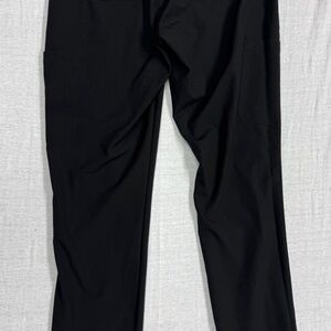 Women's Black Straight Leg Scrub Pants
